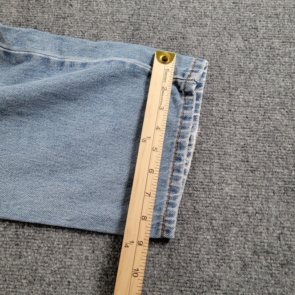 Levis 550 Jeans Mens (Label 38x36) Relaxed Fit Tapered Hipster Black Batwing Tag - Picture 7 of 10